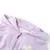 Produktbild 3 för Barnhoodie med dragkedja lila 128