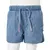 Produktbild 8 för Barnshorts denimblå 104