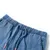 Produktbild 3 för Barnshorts denimblå 128