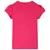 Produktbild 2 för T-shirt för barn blommor stark rosa 92