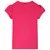 Produktbild 2 för T-shirt för barn blommor stark rosa 116