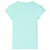 Produktbild 2 för T-shirt för barn blommor ljus mintgrön 92