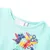 Produktbild 3 för T-shirt för barn blommor ljus mintgrön 92