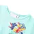 Produktbild 3 för T-shirt för barn blommor ljus mintgrön 104