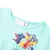 Produktbild 3 för T-shirt för barn blommor ljus mintgrön 116