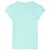 Produktbild 2 för T-shirt för barn blommor ljus mintgrön 128