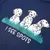 Produktbild 4 för T-shirt för barn marinblå 104
