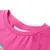 Produktbild 3 för T-shirt för barn mörk rosa 128