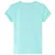 Produktbild 2 för T-shirt för barn blommor ljus mintgrön 92