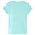Produktbild 2 för T-shirt för barn blommor ljus mintgrön 104