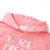 Produktbild 3 för Barnhoodie stark rosa 92