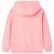 Produktbild 2 för Barnhoodie stark rosa 104