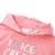 Produktbild 3 för Barnhoodie stark rosa 104