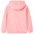 Produktbild 2 för Barnhoodie stark rosa 140