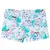 Produktbild 2 för Barnshorts med snöre ecru och mörk mintgrön 104