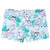 Produktbild 2 för Barnshorts med snöre ecru och mörk mintgrön 116