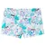 Produktbild 2 för Barnshorts med snöre ecru och mörk mintgrön 128