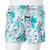 Produktbild 8 för Barnshorts med snöre ecru och mörk mintgrön 128