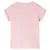Produktbild 2 för T-shirt för barn ljusrosa 116