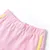 Produktbild 3 för Barnshorts med rand ljusrosa 104