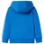 Produktbild 2 för Barnhoodie med dragkedja blå 140