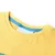 Produktbild 3 för T-shirt för barn dinosauriemotiv ljusgul 128