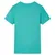 Produktbild 2 för T-shirt med korta ärmar för barn mörk mintgrön 92