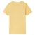 Produktbild 2 för T-shirt med korta ärmar för barn gul 116