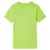 Produktbild 2 för T-shirt med korta ärmar för barn limegrön 128