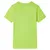 Produktbild 2 för T-shirt med korta ärmar för barn limegrön 140