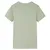 Produktbild 2 för T-shirt med korta ärmar för barn ljus khaki 140