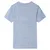 Produktbild 2 för T-shirt med korta ärmar för barn blå melange 104