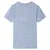 Produktbild 2 för T-shirt med korta ärmar för barn blå melange 116