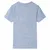 Produktbild 2 för T-shirt med korta ärmar för barn blå melange 128