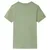 Produktbild 2 för T-shirt med korta ärmar för barn ljus khaki 128