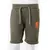 Produktbild 8 för Barnshorts med snöre mörk khaki 92