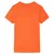 Produktbild 2 för T-shirt för barn mörk orange 104