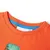 Produktbild 3 för T-shirt för barn mörk orange 104