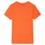 Produktbild 2 för T-shirt för barn mörk orange 128