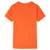 Produktbild 2 för T-shirt för barn mörk orange 92