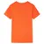 Produktbild 2 för T-shirt för barn mörk orange 116