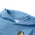 Produktbild 3 för Barnhoodie blå och mjuk gul 140