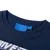 Produktbild 3 för T-shirt med långa ärmar för barn hjälmmotiv marinblå melange 116