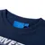 Produktbild 3 för T-shirt med långa ärmar för barn hjälmmotiv marinblå melange 140