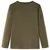 Produktbild 2 för T-shirt med långa ärmar för barn motiv fotbollsmål khaki melange 116