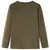 Produktbild 2 för T-shirt med långa ärmar för barn motiv fotbollsmål khaki melange 128
