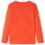 Produktbild 2 för T-shirt med långa ärmar för barn motiv fotbollsmål stark orange 92