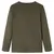 Produktbild 2 för T-shirt med långa ärmar för barn fotbollsmotiv khaki 140
