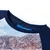 Produktbild 3 för T-shirt med långa ärmar för barn marinblå 128