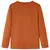 Produktbild 2 för T-shirt med långa ärmar för barn björnmotiv ljus orange 104